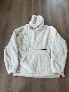ASRV Cream Sherpa Pullover Hoodie